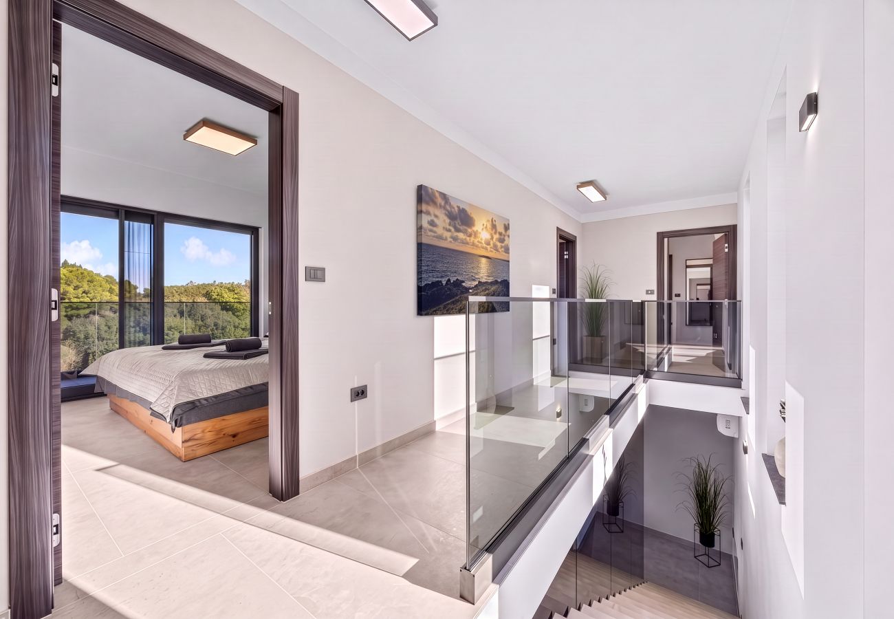 Villa a Ližnjan - Villa Malena near Medulin for 8 persons with 51 m2 heated pool, wellness & beautiful sea view