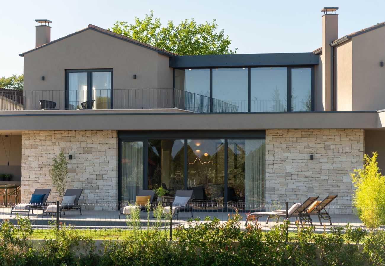 Villa a Kurili - Villa Natura Silente near Rovinj for 8 people with 40 m2 heated pool, sauna & jacuzzi 