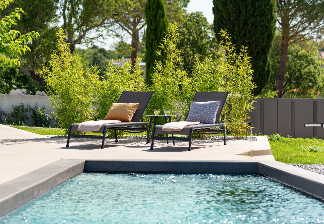 Villa a Kurili - Villa Natura Silente near Rovinj for 8 people with 40 m2 heated pool, sauna & jacuzzi 