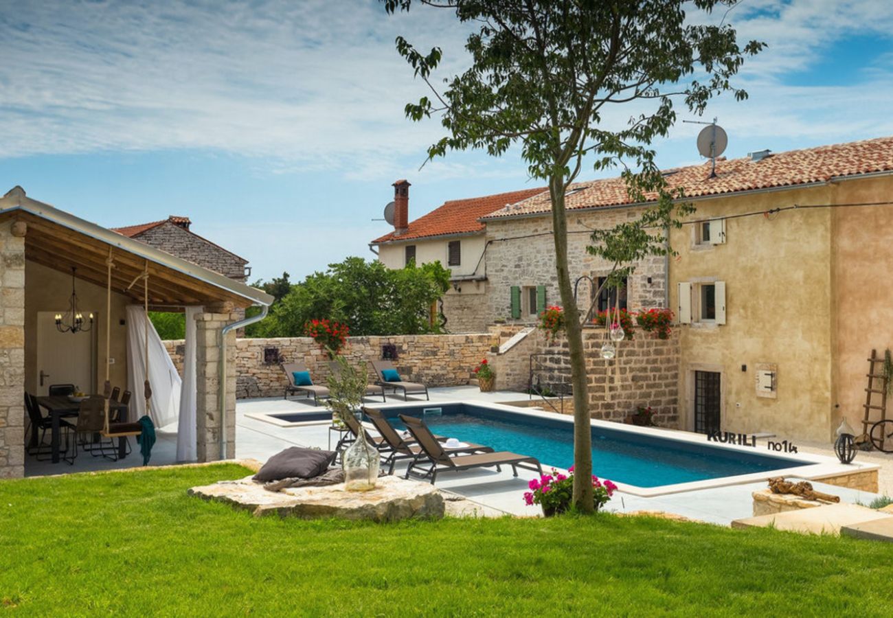 Villa a Kurili - Villa Kurili No14 near Rovinj for 7 persons with 34 m2 private pool & jacuzzi