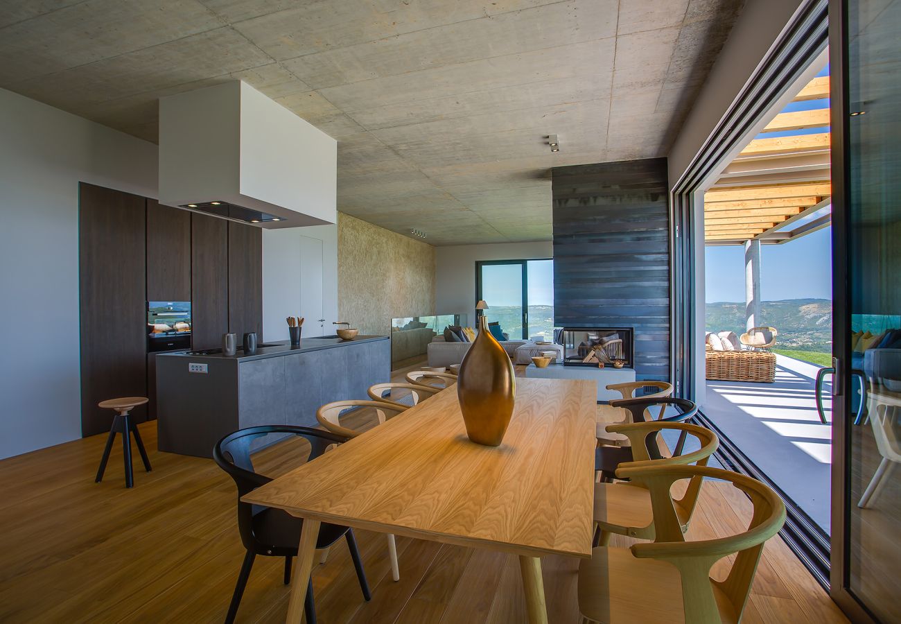 Villa a Pazin - Villa Vista Zamask for 7 persons near Motovun with 60 m2 heated pool, free bikes & panoramic view