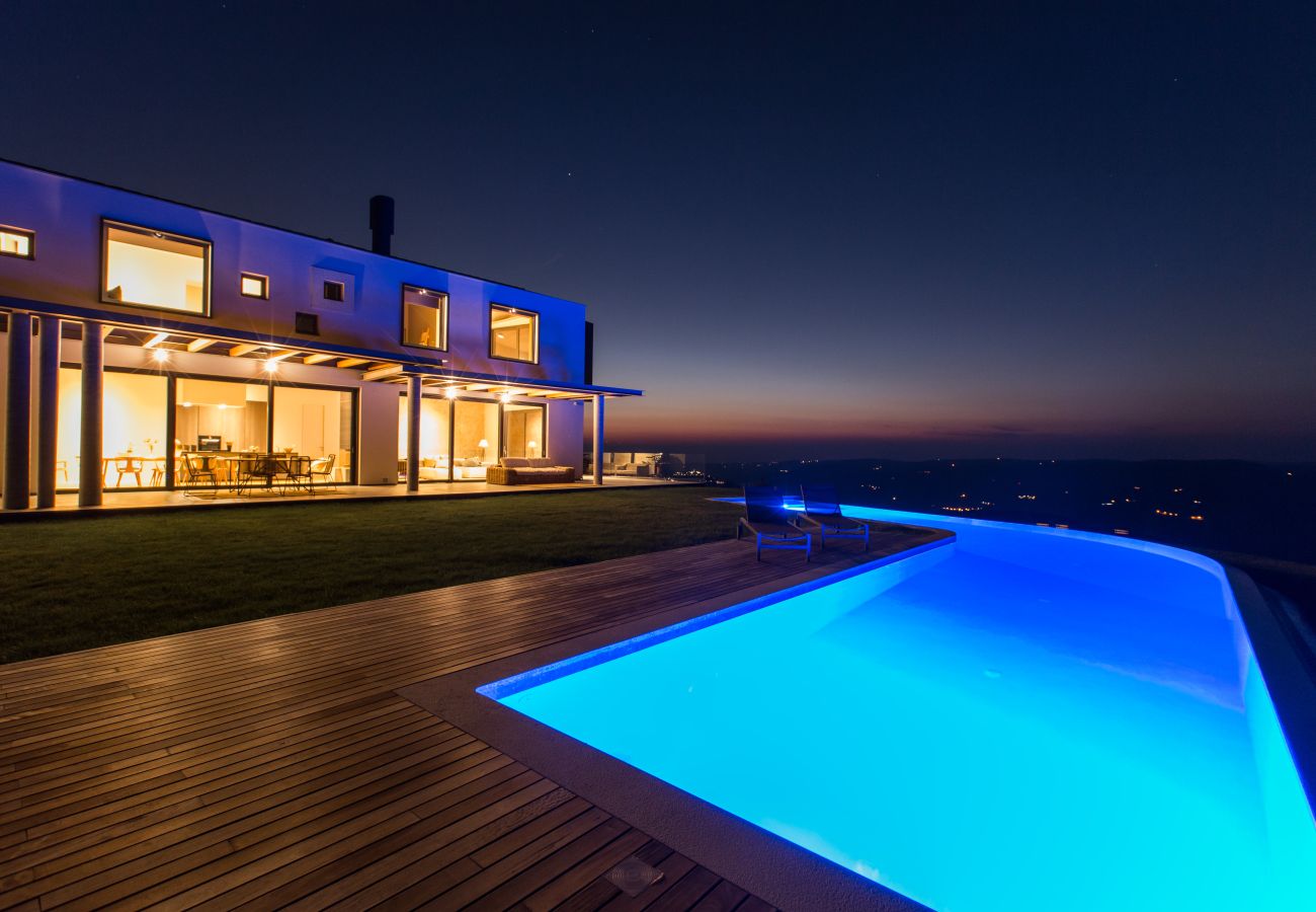 Villa a Pazin - Villa Vista Zamask for 7 persons near Motovun with 60 m2 heated pool, free bikes & panoramic view