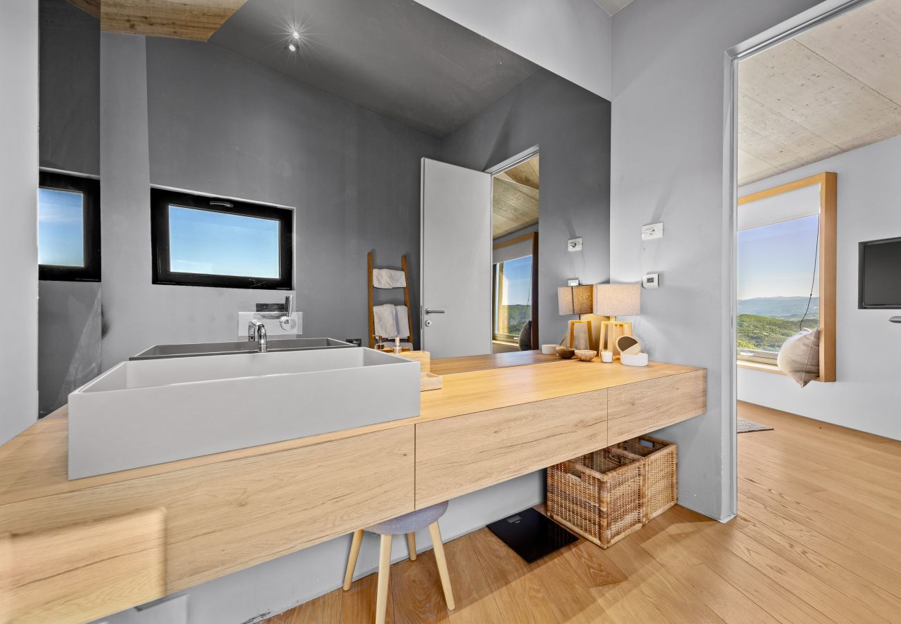 Villa a Pazin - Villa Vista Zamask for 7 persons near Motovun with 60 m2 heated pool, free bikes & panoramic view