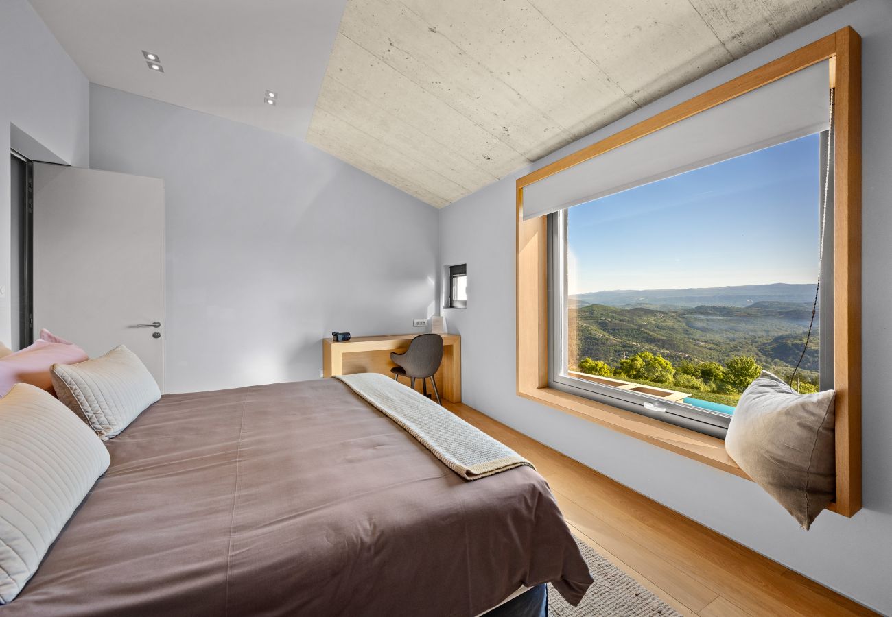 Villa a Pazin - Villa Vista Zamask for 7 persons near Motovun with 60 m2 heated pool, free bikes & panoramic view