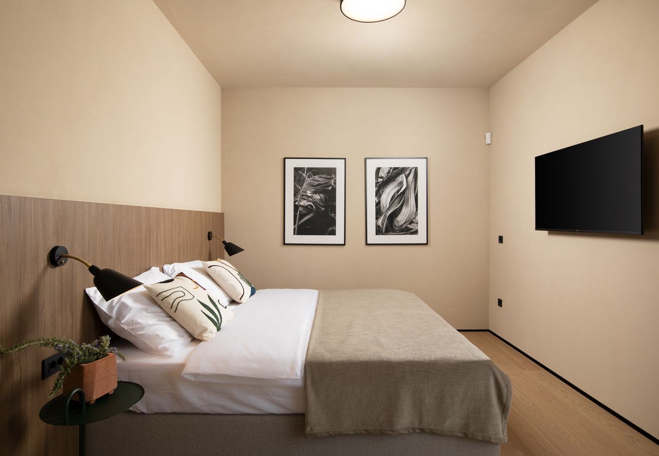 Villa a Vodnjan - Villa Puerto de Luz near Fažana for 8 persons with 35 m2 private pool, sea view, mini golf & sauna