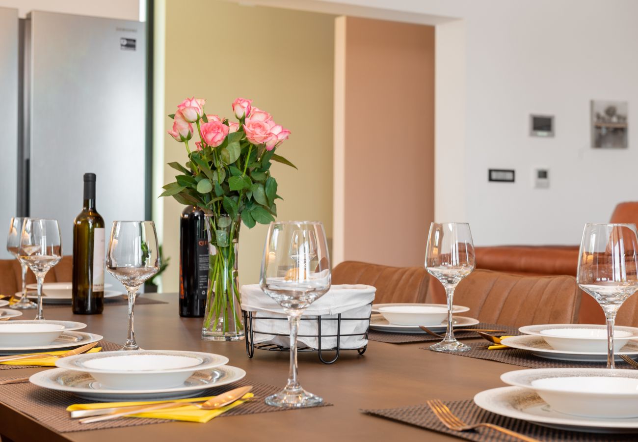 Villa in Sveta Nedelja - Luxury Villa Callista near Labin with kids playground, fitness and heated pool