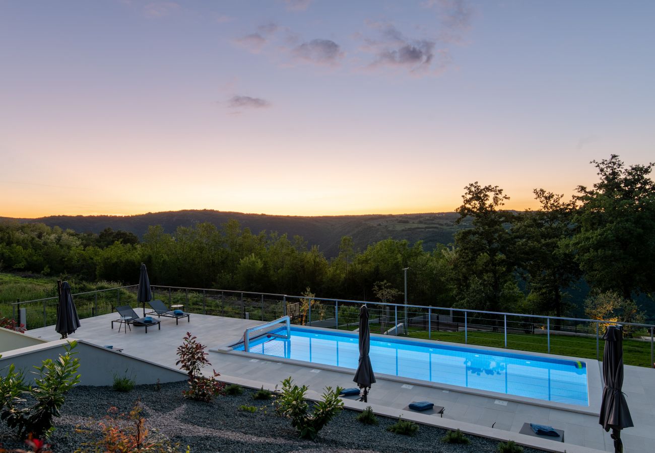 Villa in Sveta Nedelja - Luxury Villa Callista near Labin with kids playground, fitness and heated pool