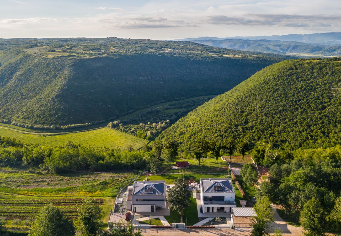 Villa in Sveta Nedelja - Luxury Villa Callista near Labin with kids playground, fitness and heated pool