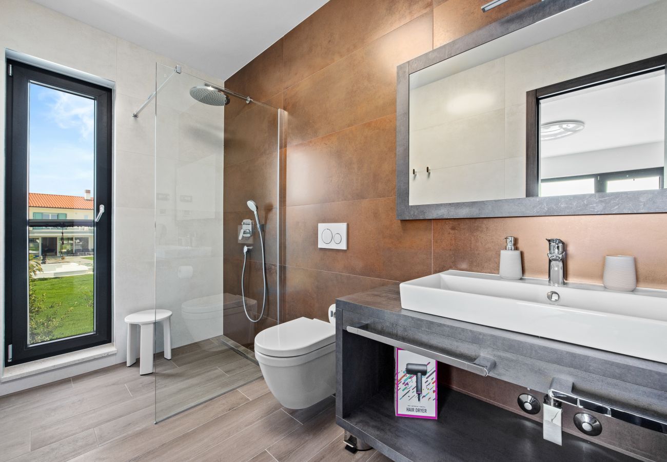 Villa in Juršici - Villa MaEm in Central Istria for families with Sauna, Whirlpool & Sea View