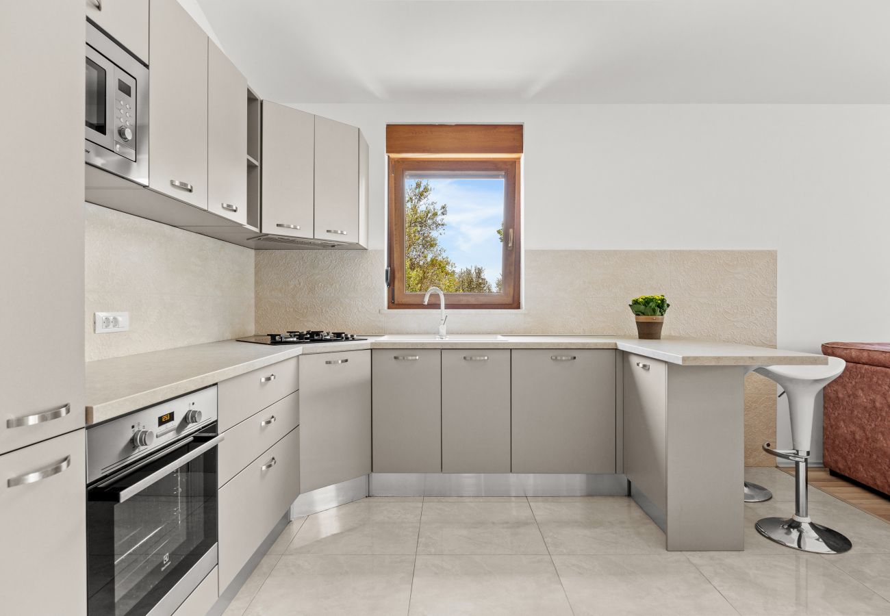 Villa in Ližnjan - Villa Markulin near Medulin for 8 people only 2km from the beach - pet friendly