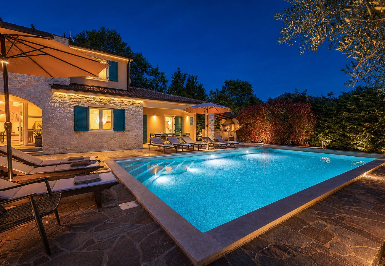 Villa in Mužini - Villa Martha in Central Istria with private pool - wellness / table tennis for 12 persons