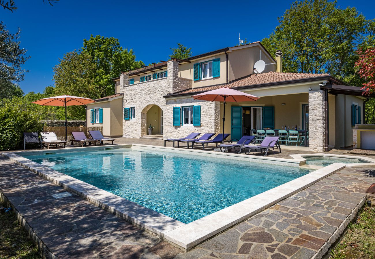 Villa in Mužini - Villa Martha in Central Istria with private pool - wellness / table tennis for 12 persons