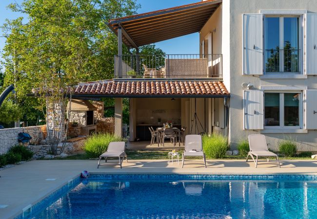 Villa in Butkovici - Villa MyKoltrina in Central Istria for 10 persons with with wellness & 72 m2 large pool   Villa in Butkovici - Villa MyKoltrina in Central Istria for 10 persons with with wellness & 72 m2 large pool