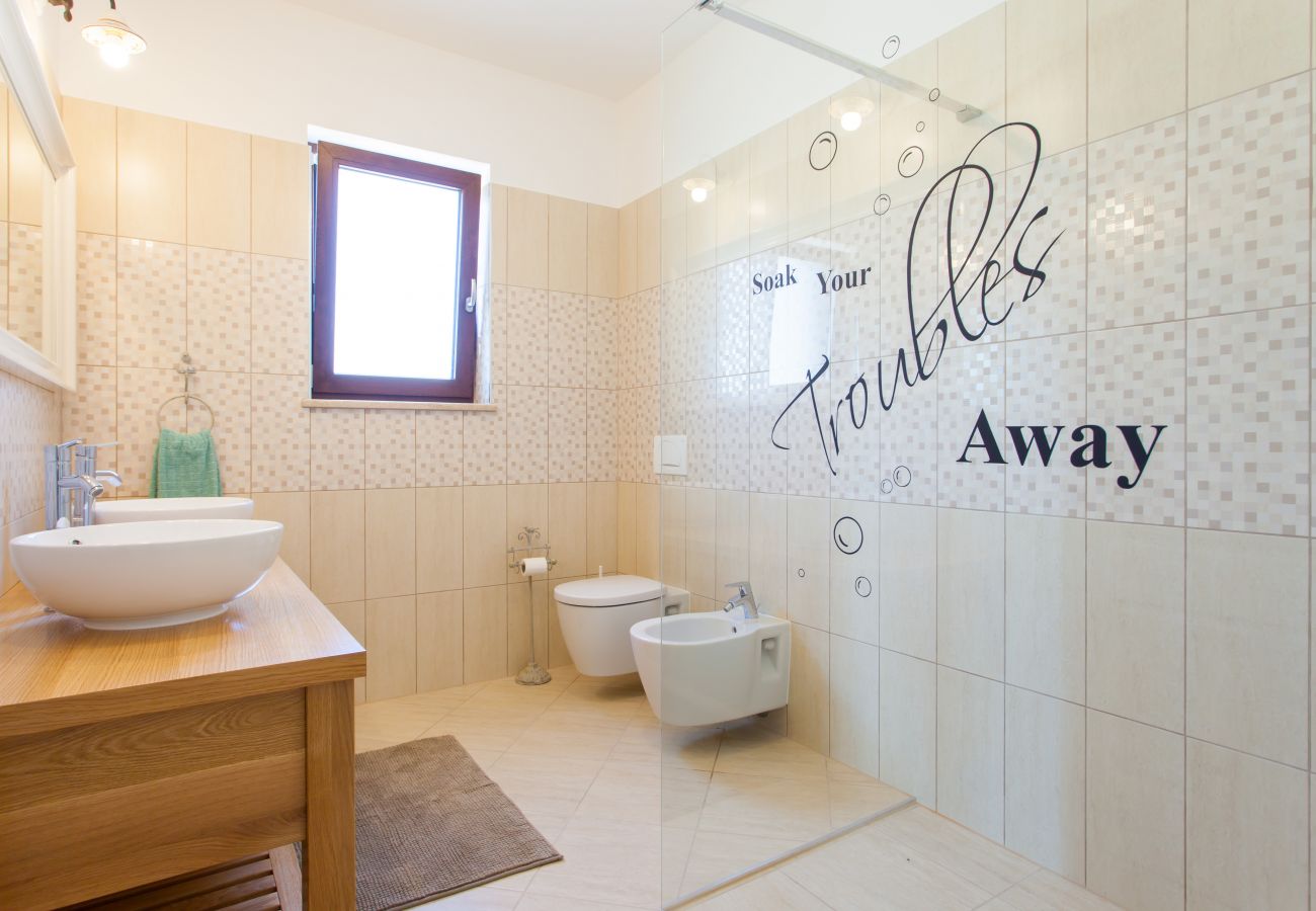 Villa in Tinjan - Villa Roza in Central Istria with whirlpool and playground for kids - pet friendly  