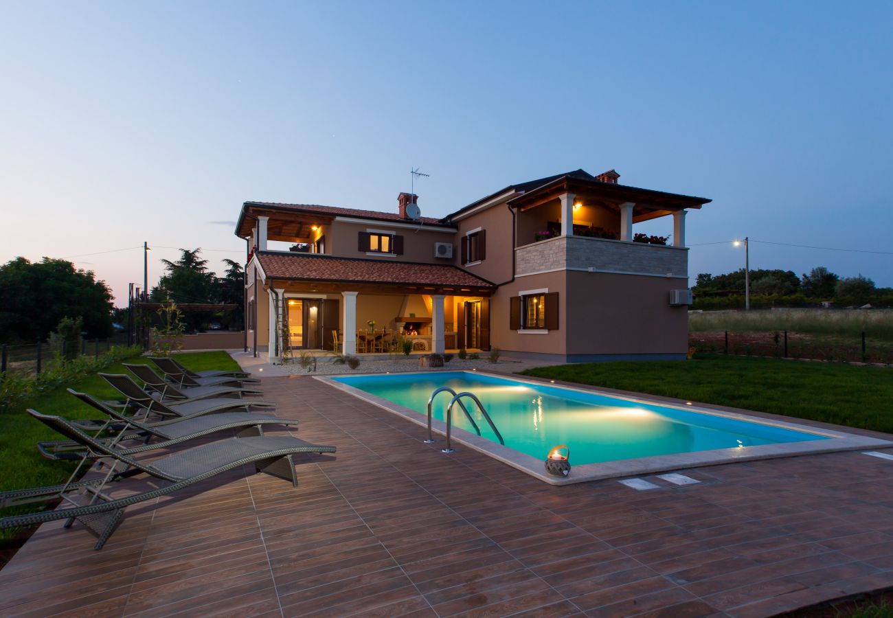 Villa in Tinjan - Villa Roza in Central Istria with whirlpool and playground for kids - pet friendly  