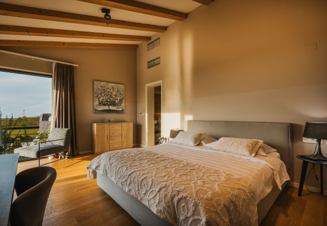 Villa in Brtonigla - Villa Vigneto near Novigrad for 15 persons with sea view and whirlpool Villa in Brtonigla - Villa Vigneto near Novigrad for 15 persons with sea view and whirlpool