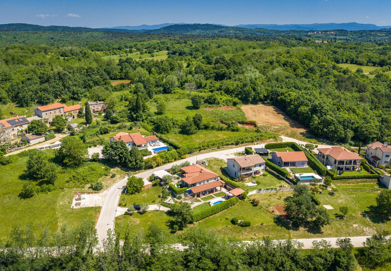 Villa in Oprtalj - Casa Sara and Sasha near Motovun with private pool - pet friendly truffle paradise