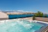 Villa in Pag - Villa Emma on Island Pag for 14 persons with sea view, wellness & pool heating Villa in Pag - Villa Emma on Island Pag for 14 persons with sea view, wellness & pool heating