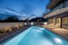 Villa in Medulin - Villa Bay II near Medulin for 9 people with heated pool - playground & whirpool only 100 meters from the beach Villa in Medulin - Villa Bay II near Medulin for 9 people with heated pool - playground & whirpool only 100 meters from the beach
