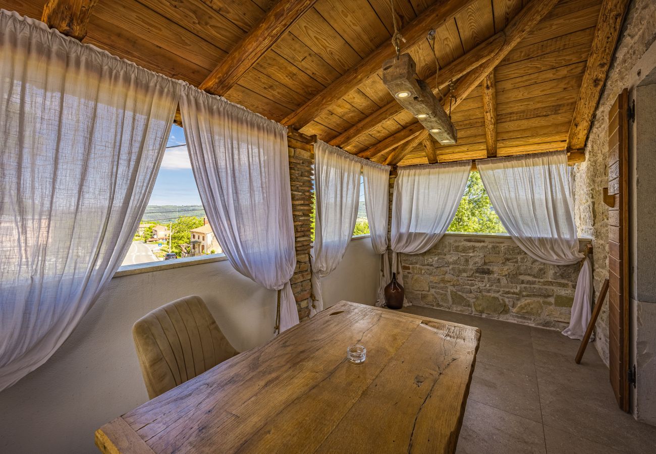 Villa in Žudetici - Villa Blazeni Miroslav Bulesic in Central Istria for 8 people with private heated pool and sauna