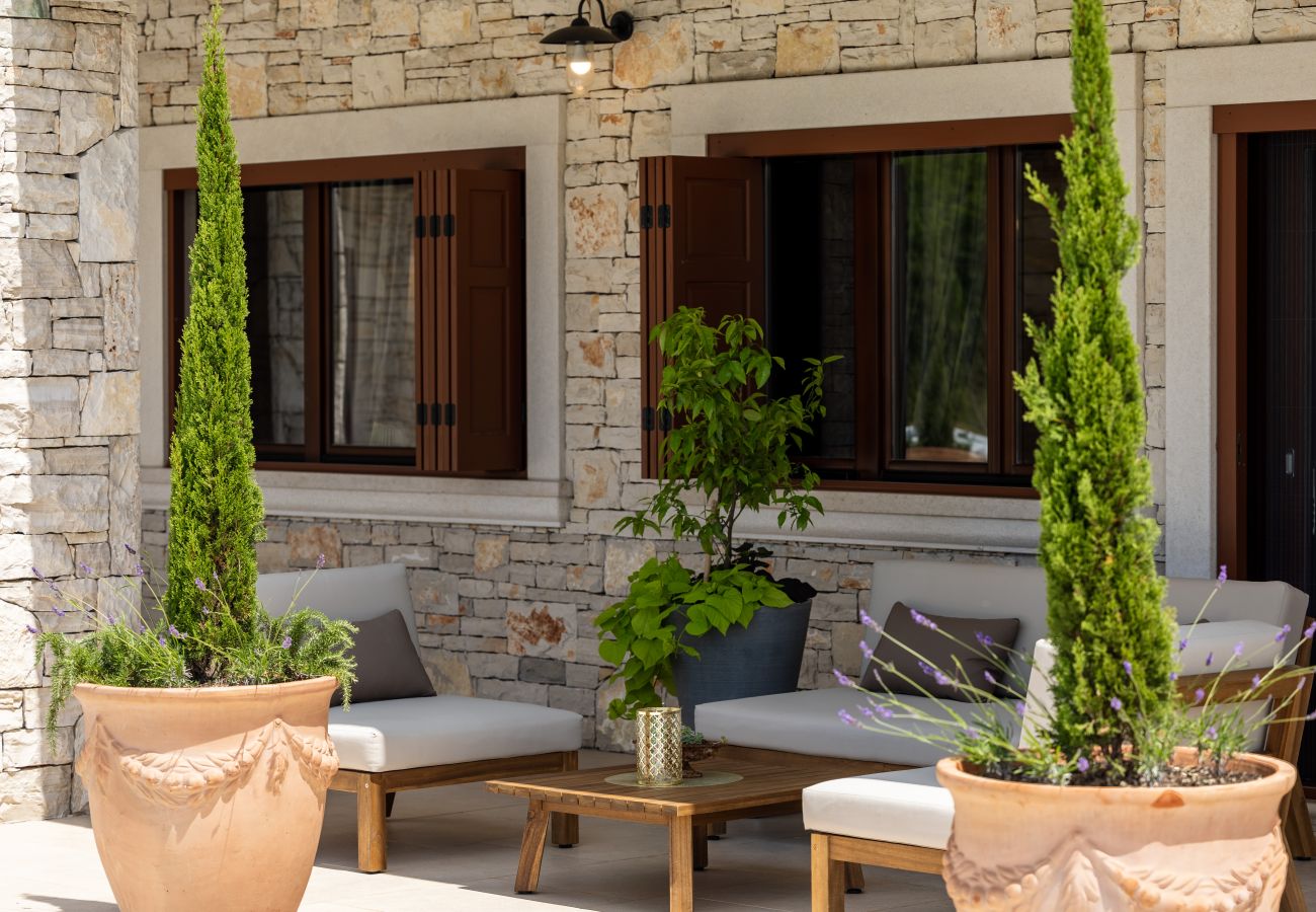 Villa in Hrboki - Villa Antea for 10 people near Barban with heated pool 75 m2 - welness & large garden