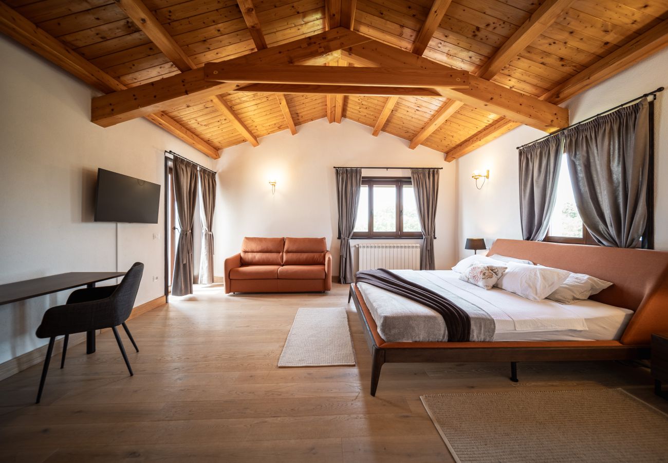 Villa in Hrboki - Villa Antea for 10 people near Barban with heated pool 75 m2 - welness & large garden