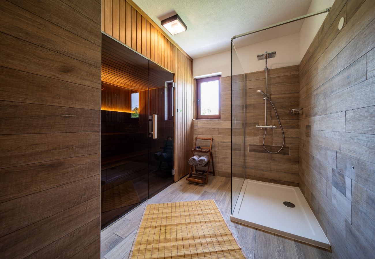 Villa in Hrboki - Villa Antea for 10 people near Barban with heated pool 75 m2 - welness & large garden