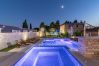 Villa in Valtura - Villa Istra Kamen for kids & families near Pula for 18 people with sport activities, wellness & 67 m2 heated private pool Villa in Valtura - Villa Istra Kamen for kids & families near Pula for 18 people with sport activities, wellness & 67 m2 heated private pool