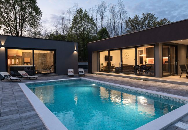 Villa in Sveta Nedelja - Villa Alison Deluxe Junior for 4 + 2 near Labin - Rabac with children playground, wellness & pet friendly Villa in Sveta Nedelja - Villa Alison Deluxe Junior for 4 + 2 near Labin - Rabac with children playground, wellness & pet friendly
