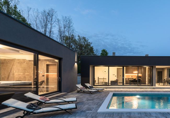 Villa in Sveta Nedelja - Villa Alison Deluxe Junior for 4 + 2 near Labin - Rabac with children playground, wellness & pet friendly Villa in Sveta Nedelja - Villa Alison Deluxe Junior for 4 + 2 near Labin - Rabac with children playground, wellness & pet friendly