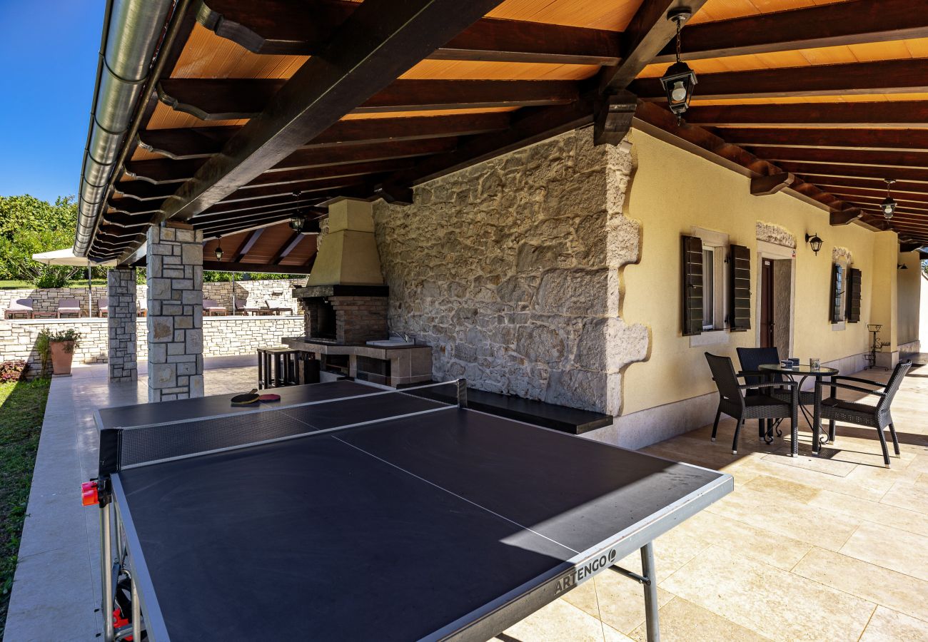 Villa in Labin - Charming Villa Antoana for families and kids in Labin - Rabac with children playground & private pool