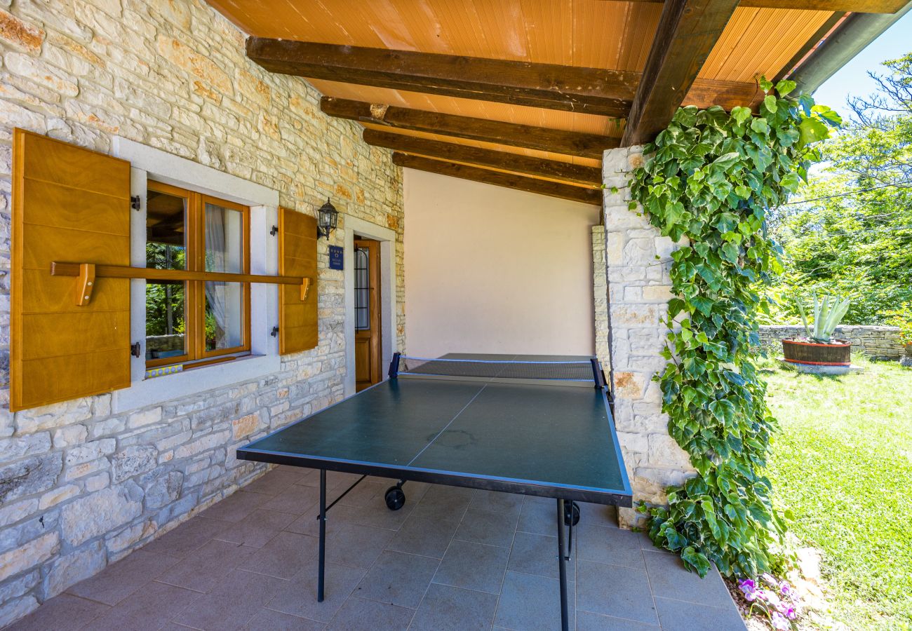 Villa in Divšici - Villa Boduleri for 9 people in Central Istria with private pool & children playground 