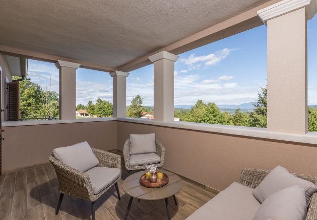 Villa in Pazin - Villa Anima for 8 people in Central Istria with children playground and 50 m2 private pool Villa in Pazin - Villa Anima for 8 people in Central Istria with children playground and 50 m2 private pool