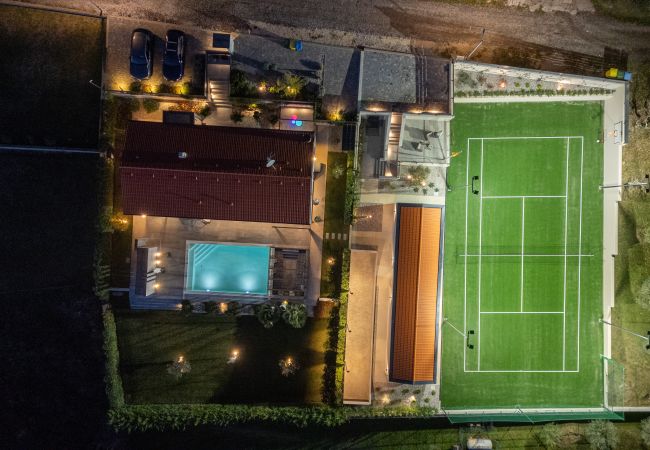 Villa/Dettached house in Vižinada - Villa Carlotta for 8 people with heated pool, wellness & sport activities for kids and adults