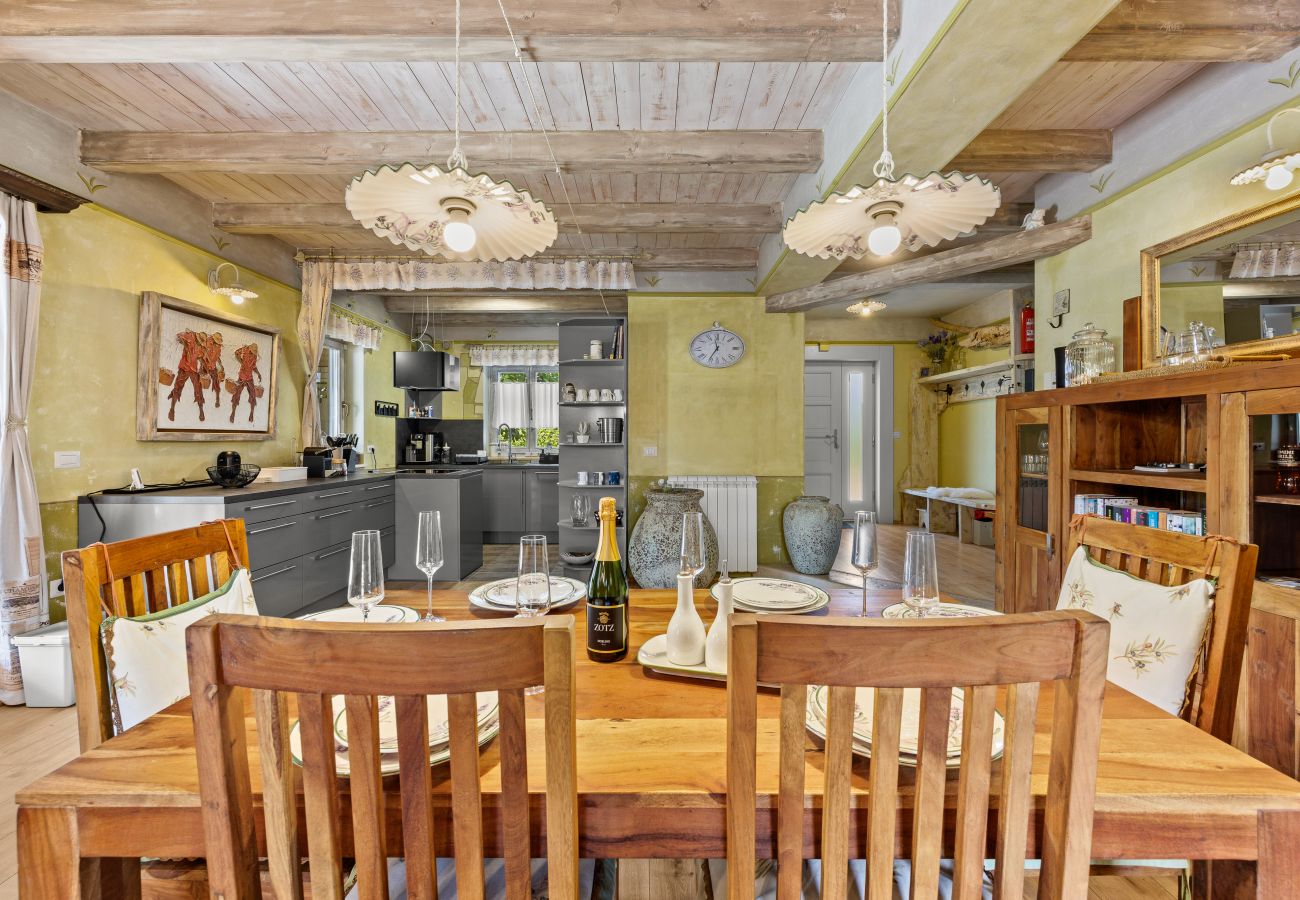 Villa in Kontešici - Villa Emely for 8 people near Poreč with heated pool & jacuzzi