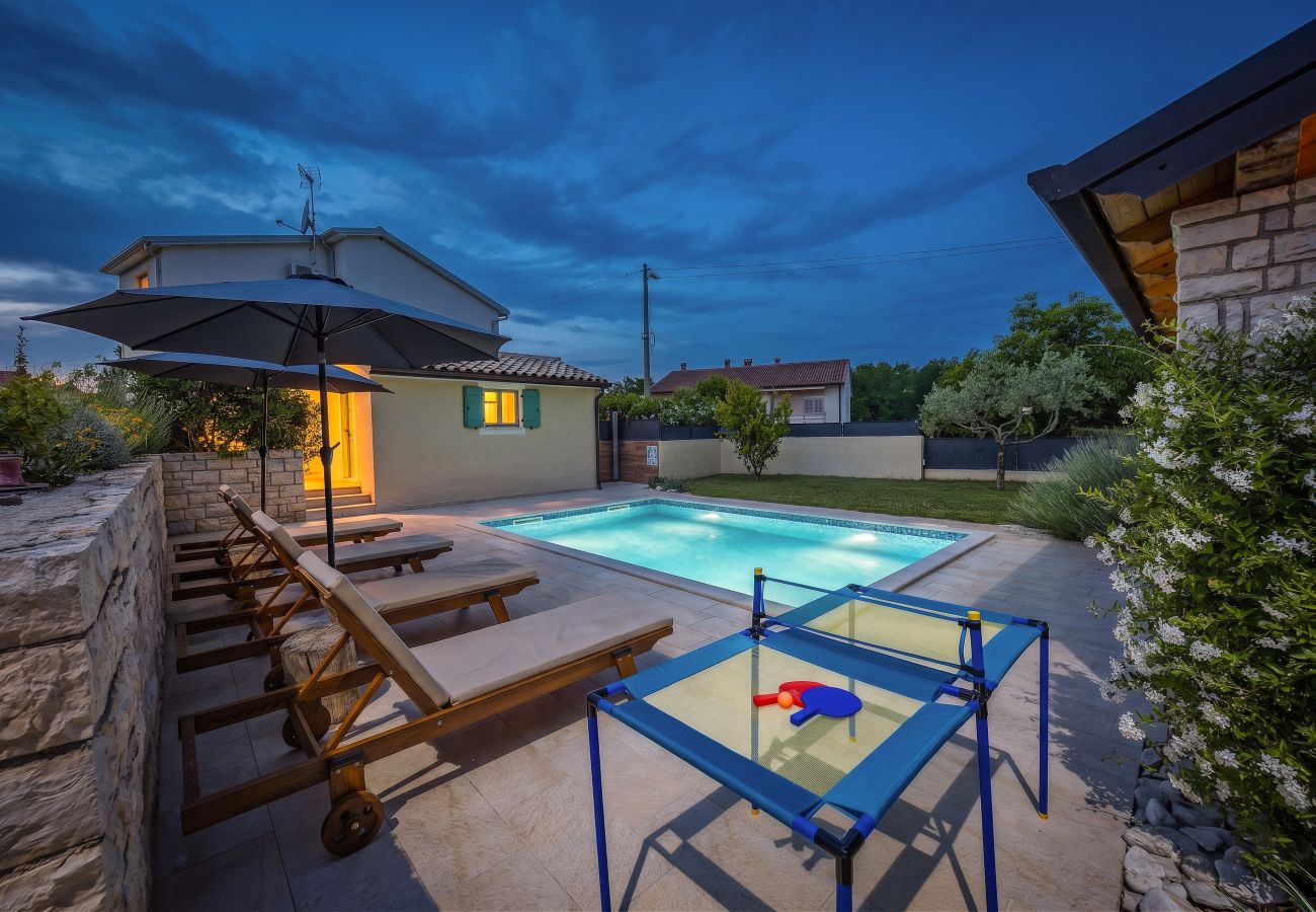 Villa in Umag - Villa Stella Juricani for 6 people near Umag with private pool only 4 km from the beach