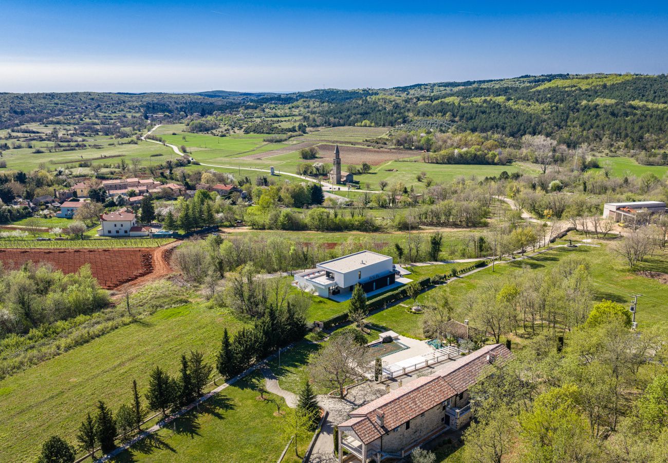 Villa in Šterna - Luxury Villa She for 6 people with 61 m2 private pool, playground & activities on-side for adults and kids