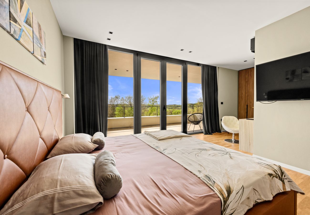 Villa in Šterna - Luxury Villa She for 6 people with 61 m2 private pool, playground & activities on-side for adults and kids