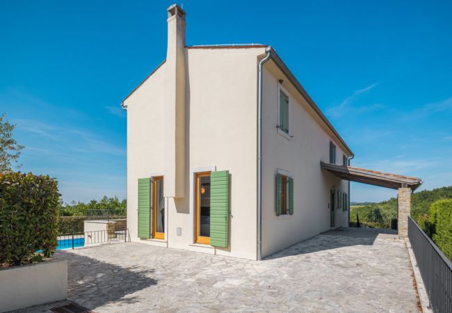Villa in Baredine - Villa Morgan for 8 people in Central Istria with 45 m2 heated pool & pet friendly Villa in Baredine - Villa Morgan for 8 people in Central Istria with 45 m2 heated pool & pet friendly