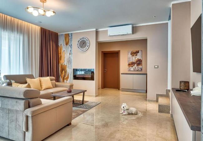 Villa in Salakovci - Villa Astrid near Labin - Rabac for 11 people with 55 m2 private pool & sea view - pet friendly Villa in Salakovci - Villa Astrid near Labin - Rabac for 11 people with 55 m2 private pool & sea view - pet friendly