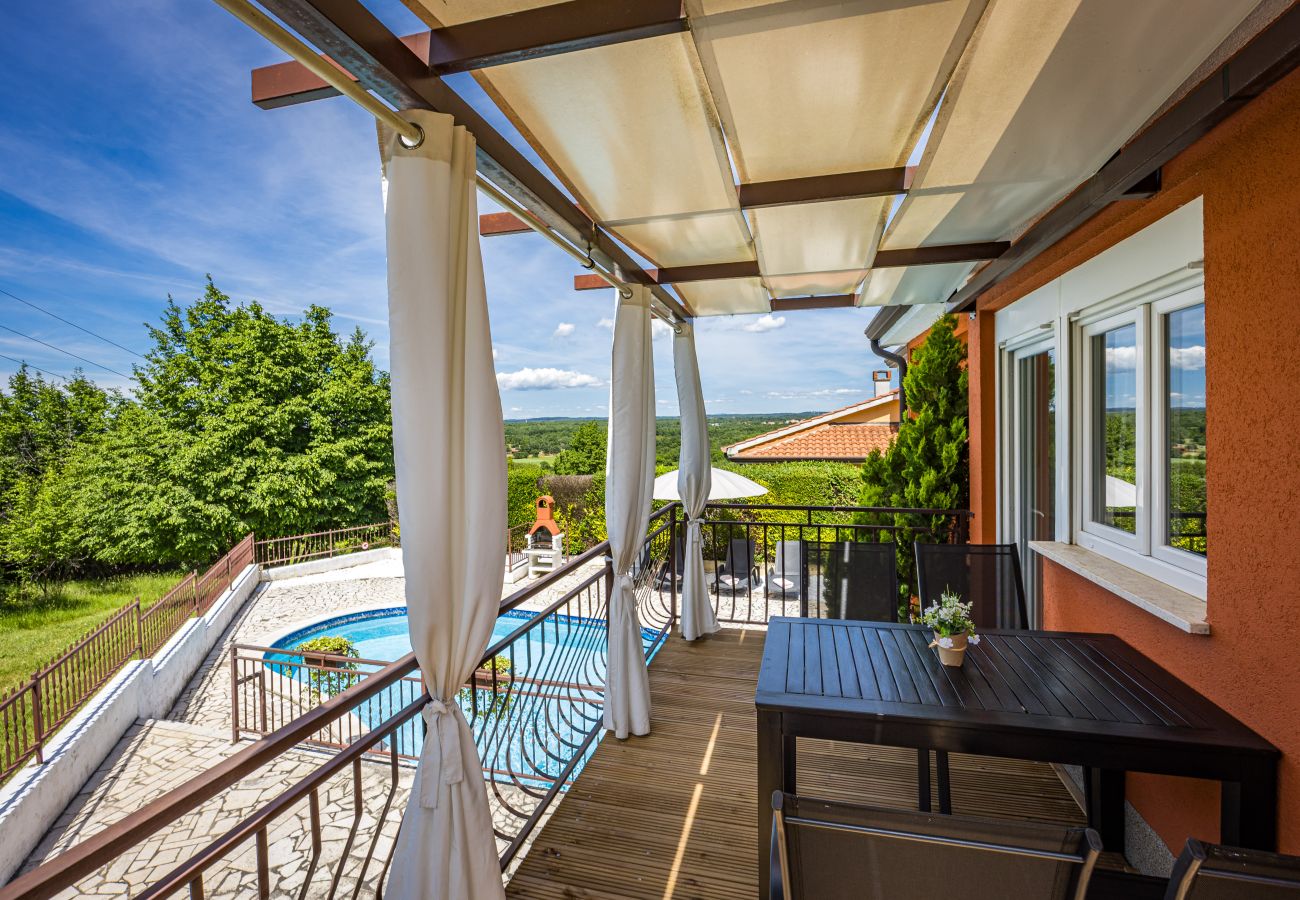 Villa in Montižana - Villa Belvedere for 6 people near Poreč with sea view and pet friendly