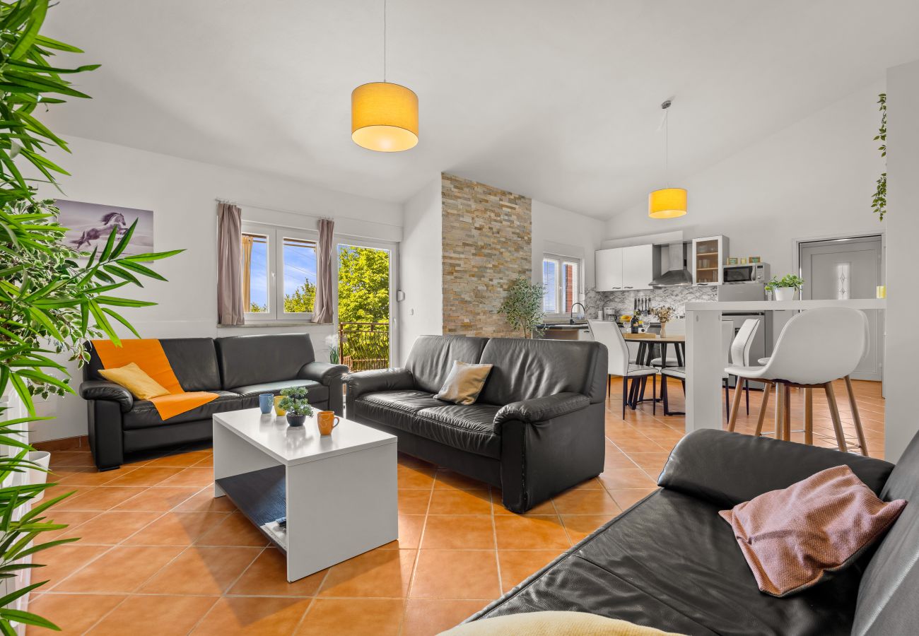 Villa in Montižana - Villa Belvedere for 6 people near Poreč with sea view and pet friendly