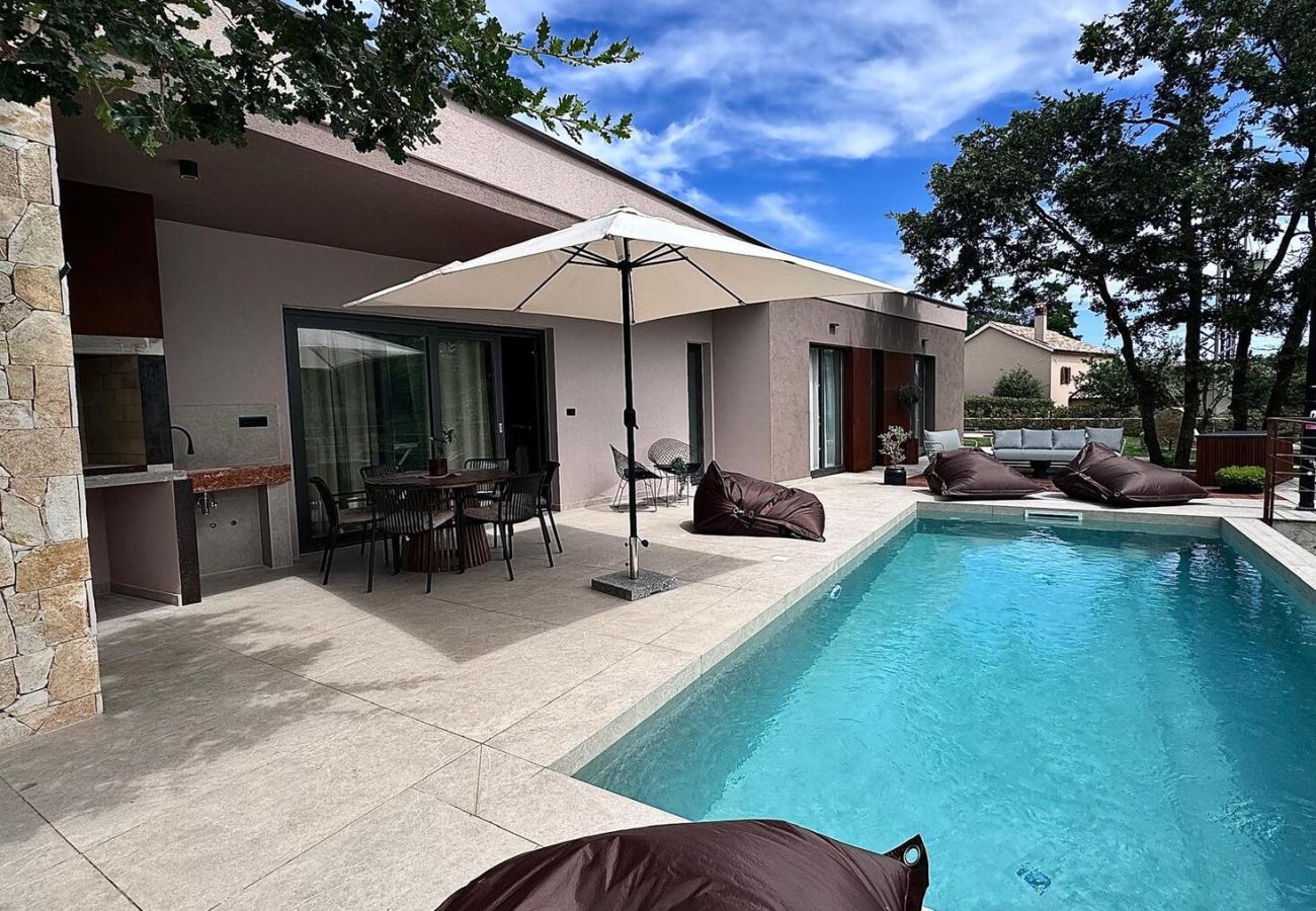 Villa in Presika - Villa Veros for 5 people near Labin - Rabac with private pool & kids playground