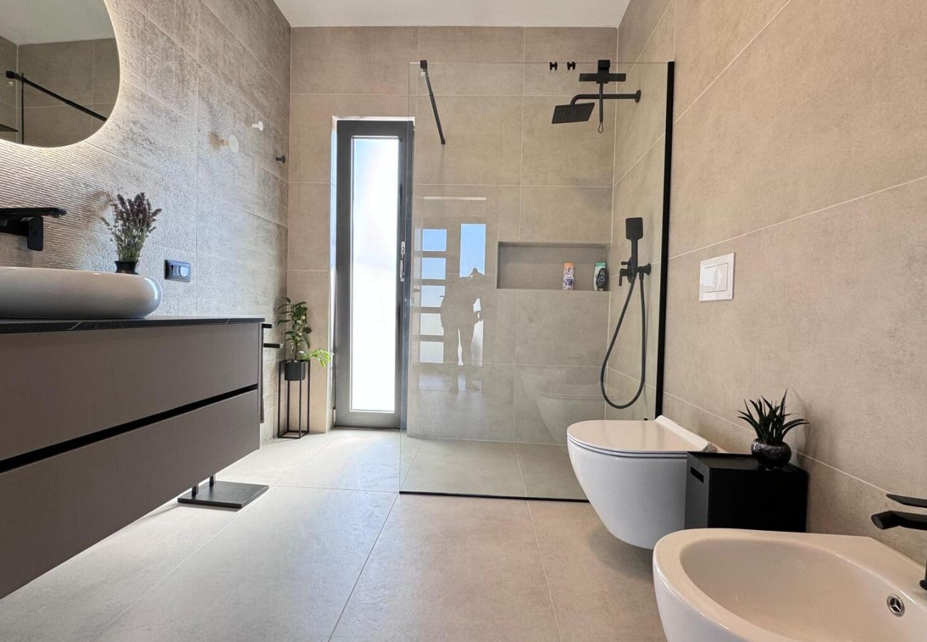 Villa in Presika - Villa Veros for 5 people near Labin - Rabac with private pool & kids playground