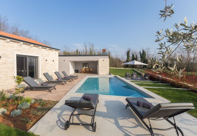 Villa in Pinežici - Villa Harmony for 8 people in Central Istria with 50 m2 private pool and sea view Villa in Pinežici - Villa Harmony for 8 people in Central Istria with 50 m2 private pool and sea view