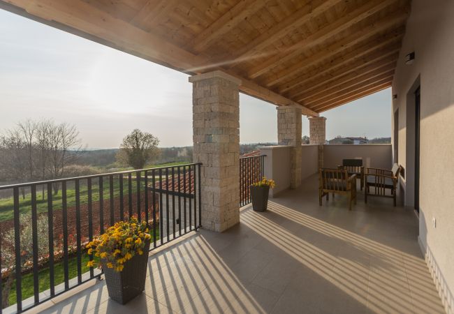 Villa in Pinežici - Villa Harmony for 8 people in Central Istria with 50 m2 private pool and sea view Villa in Pinežici - Villa Harmony for 8 people in Central Istria with 50 m2 private pool and sea view