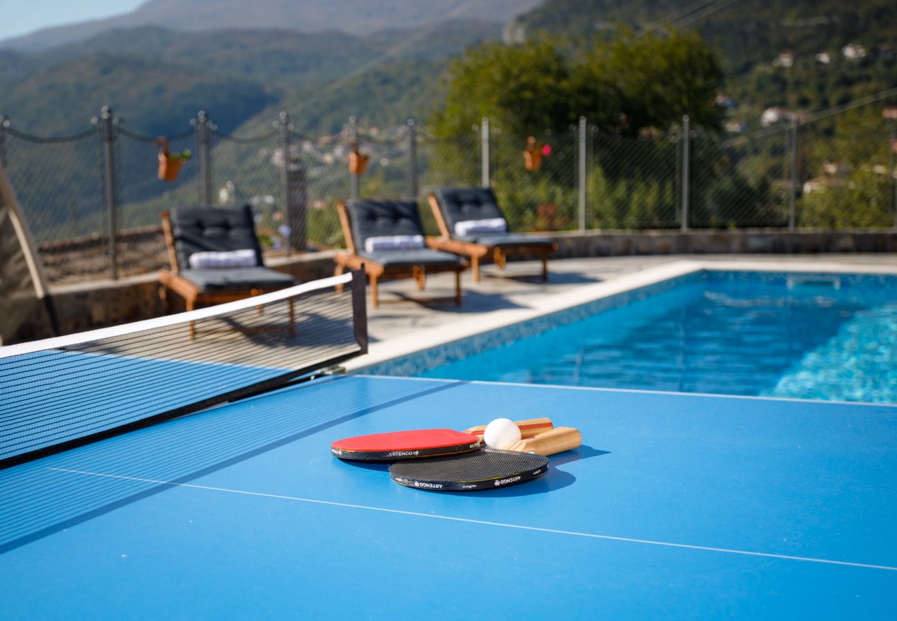 Villa in Opatija - Villa Ivetta for 10 people near Opatija with sea view & children playground
