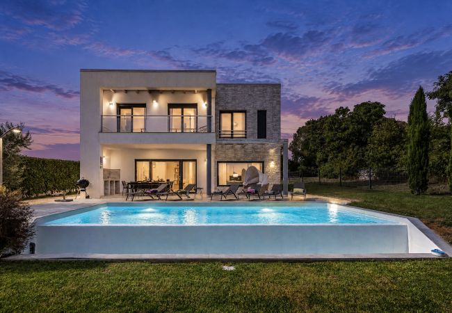 Villa in Krnica - Villa Monte D'Or for 8 people with private pool and sea view