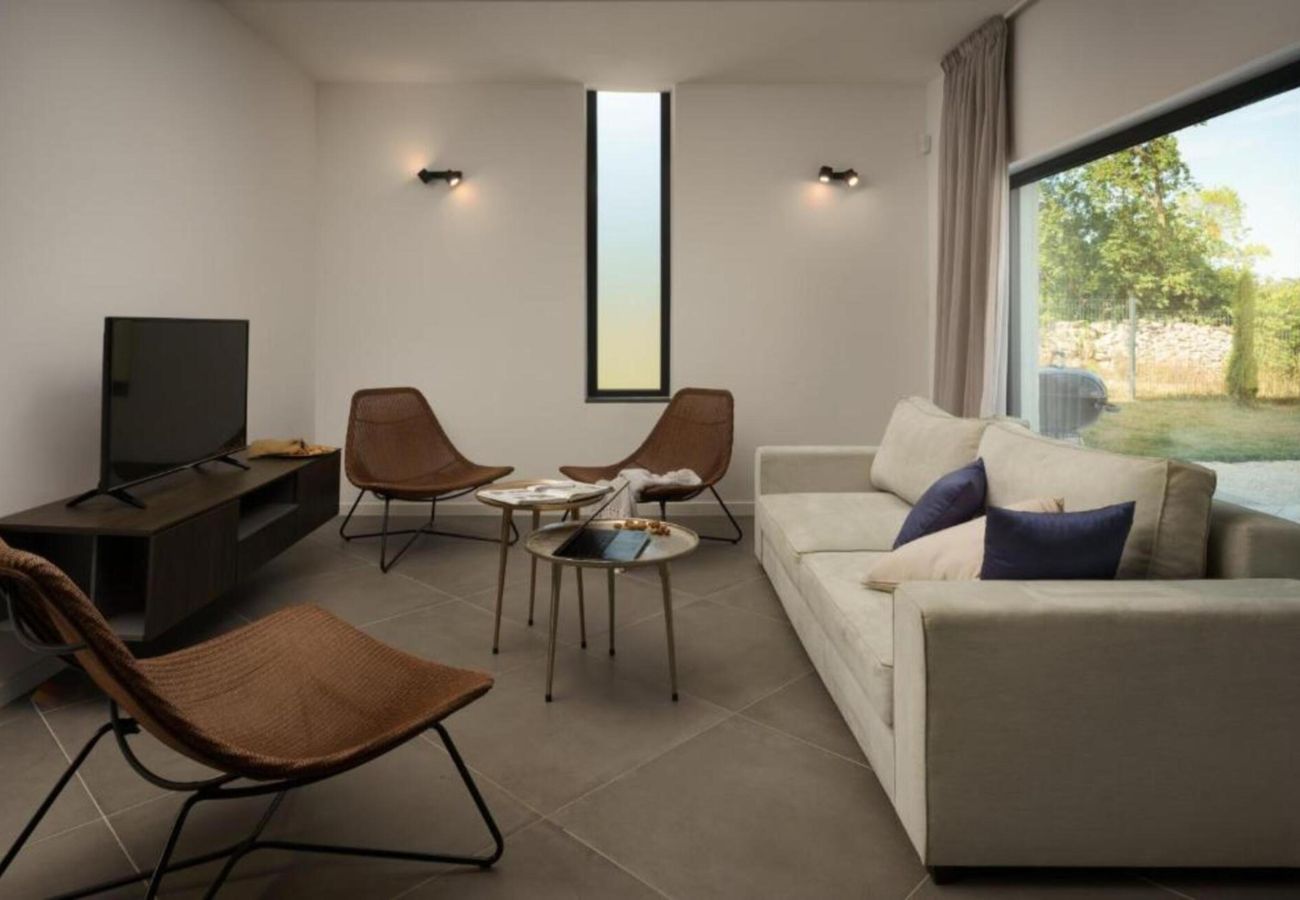 Villa in Krnica - Villa Monte D'Or for 8 people with private pool and sea view