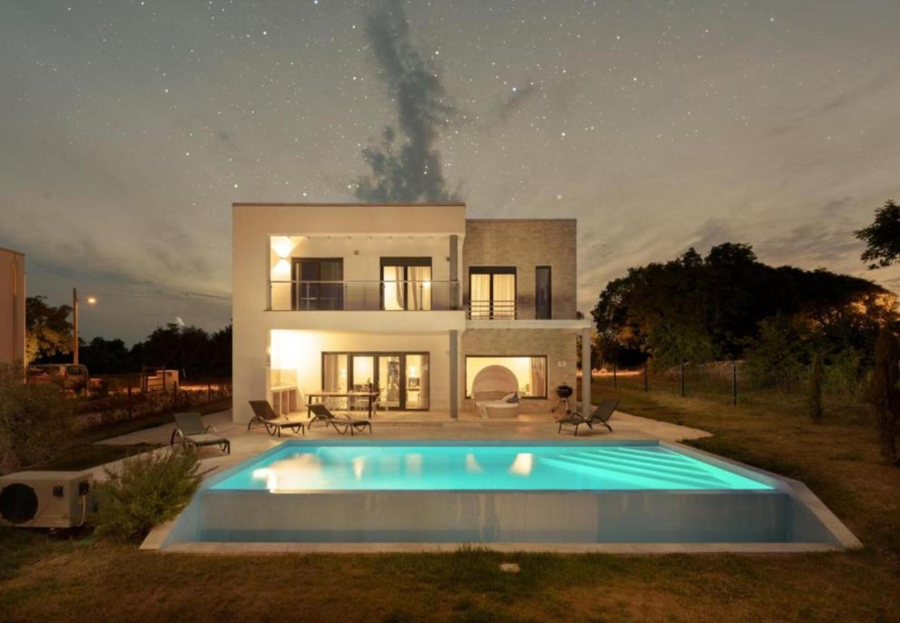 Villa in Krnica - Villa Monte D'Or for 8 people with private pool and sea view